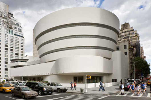 The Guggenheim Museum in New York City. Image courtesy of the Guggenheim.